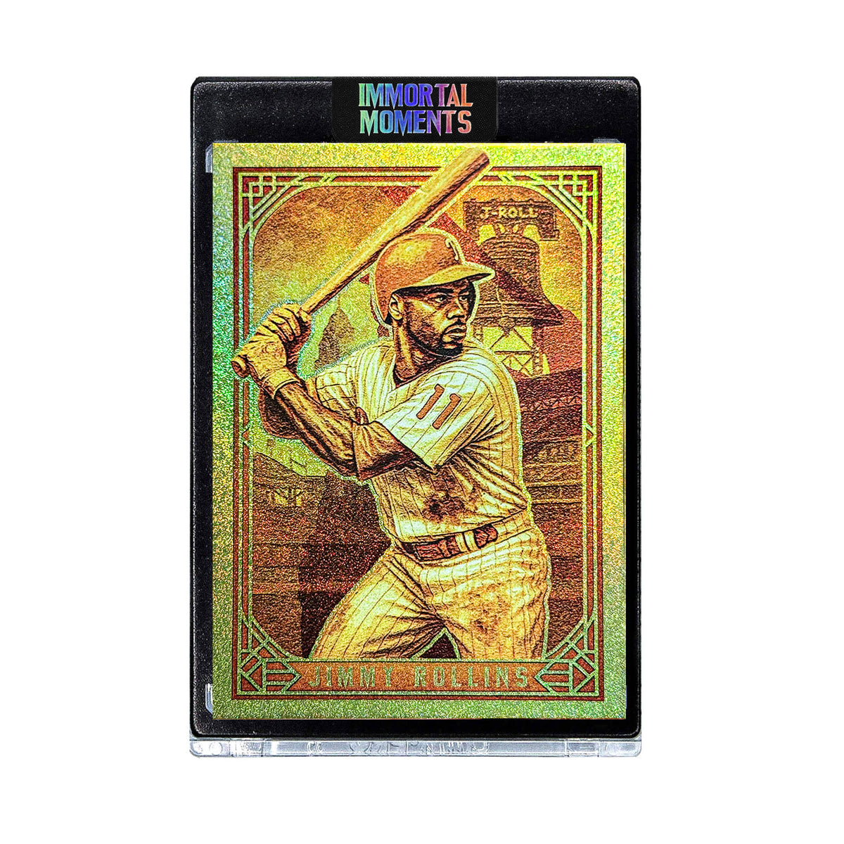IMMORTAL MOMENTS™ JIMMY ROLLINS "SWITCH HIT" COLLECTIBLE