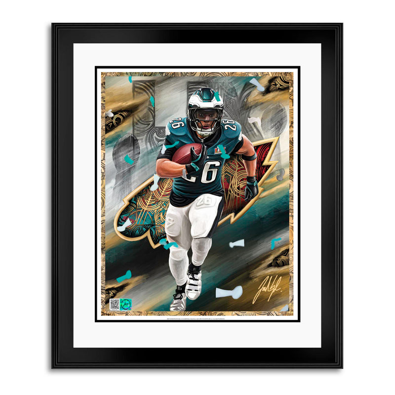IMMORTAL MOMENTS™ SAQUON LIX CHAMPIONS 8 x 10 Lithograph