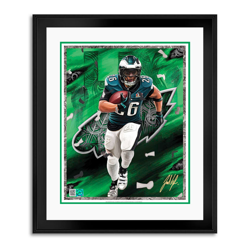 IMMORTAL MOMENTS™ SAQUON LIX CHAMPIONS 8 x 10 Lithograph