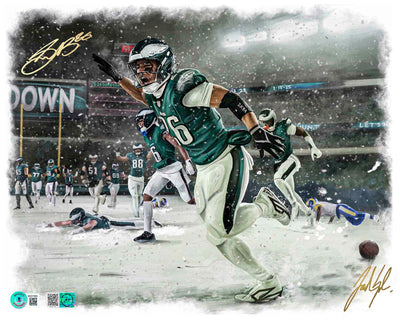 Saquon "HOUSE CALL" Artist X Athlete Dual Autograph | Pre-Sale Opportunity