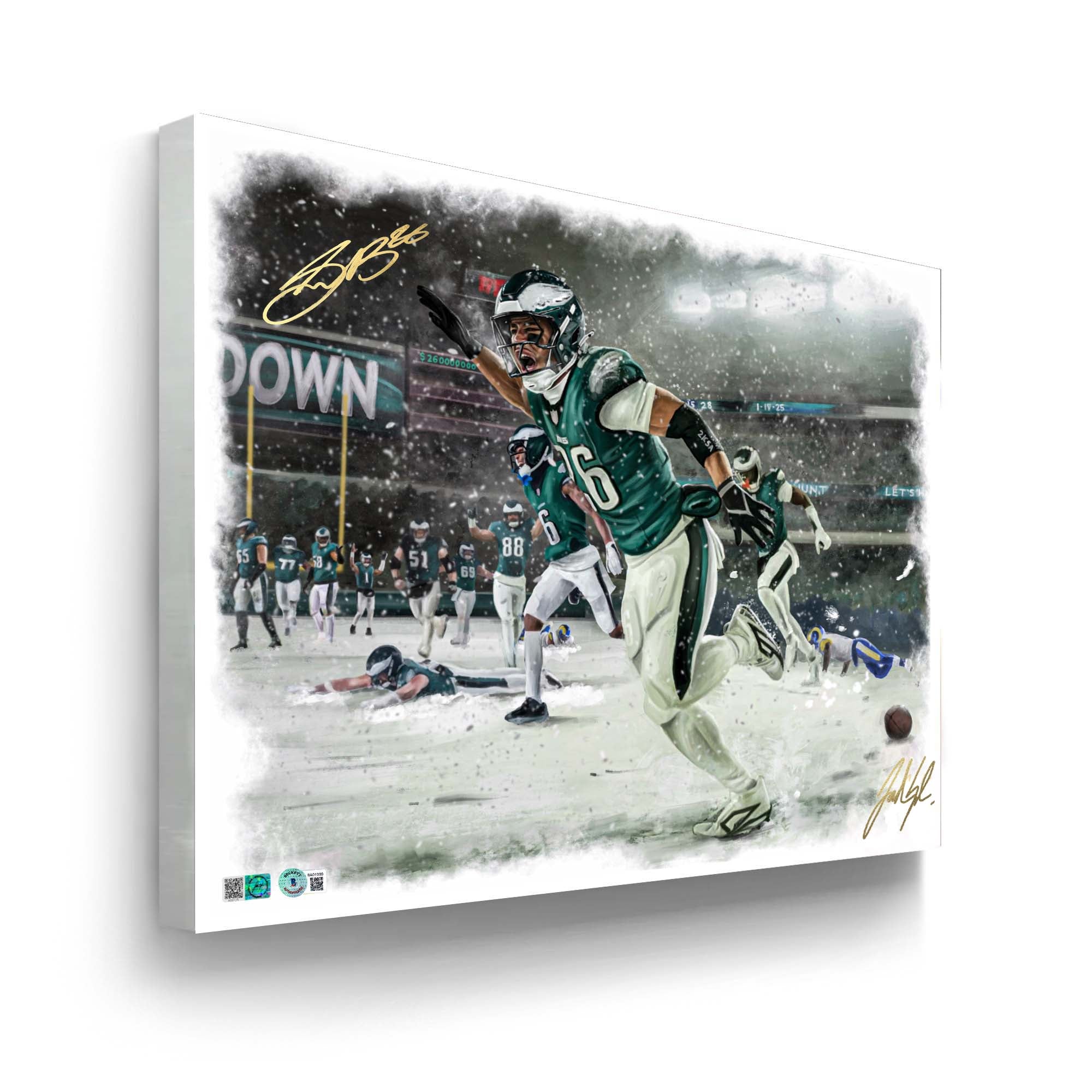 Saquon "HOUSE CALL" Artist X Athlete Dual Autograph | Pre-Sale Opportunity