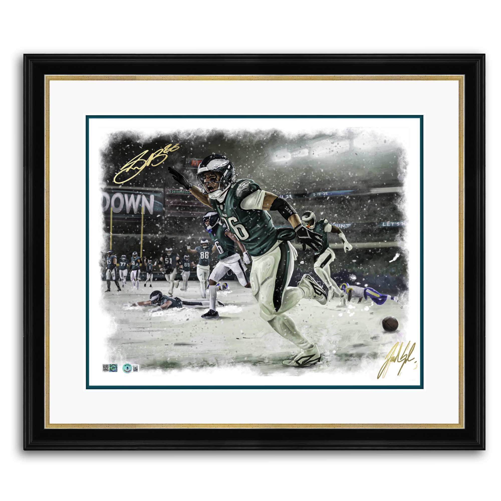 Saquon "HOUSE CALL" Artist X Athlete Dual Autograph | Pre-Sale Opportunity