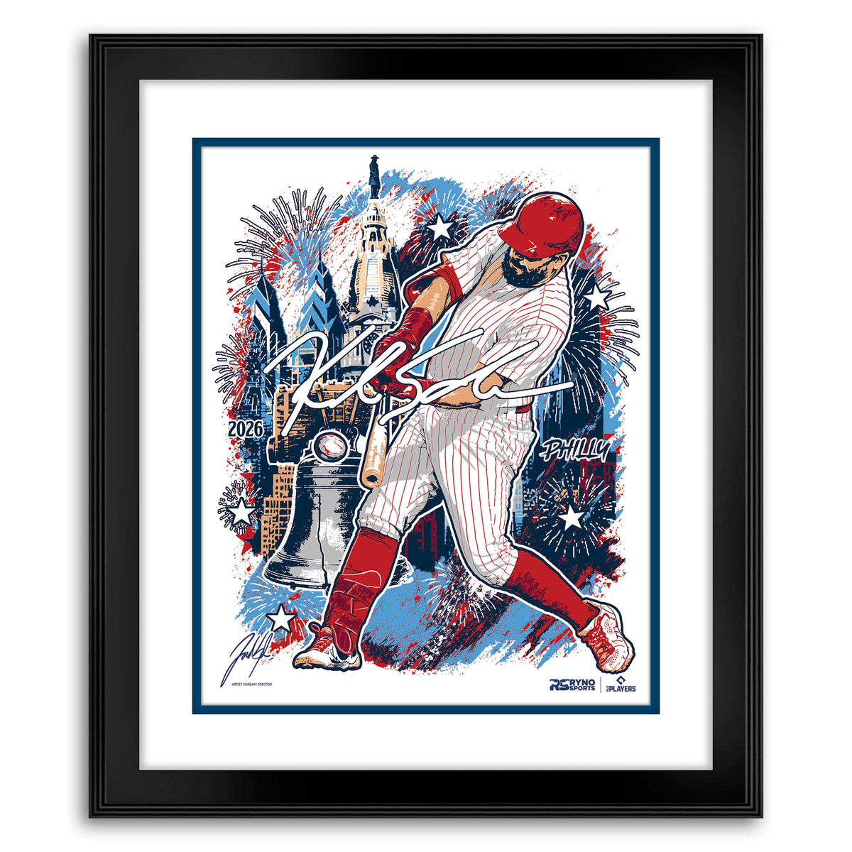 Philadelphia All Star Collaboration - Kyle Schwarber - Exclusive Print