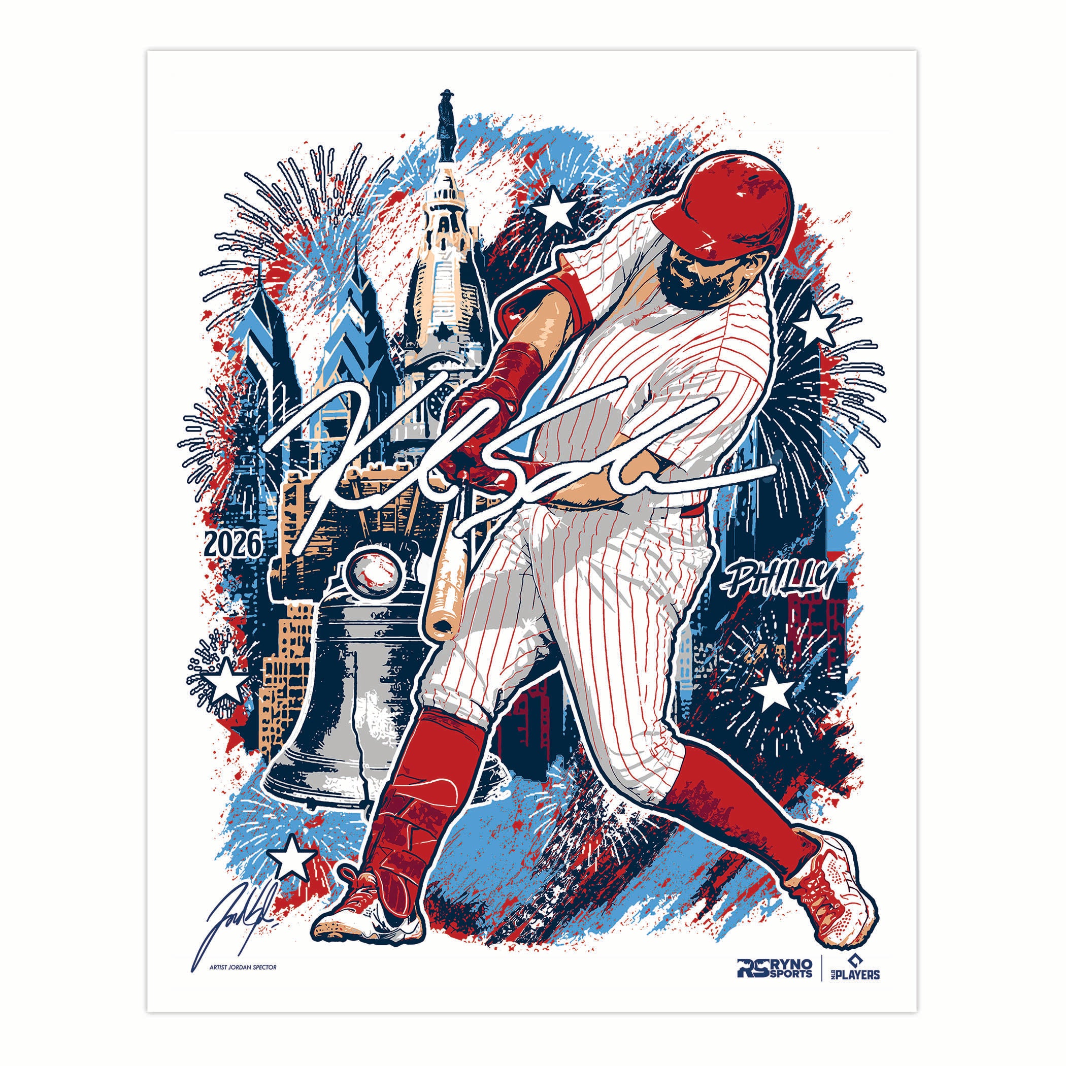 Philadelphia All Star Collaboration - Kyle Schwarber - Exclusive Print