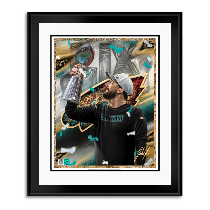 IMMORTAL MOMENTS™ COACH SIRIANNI LIX CHAMPIONS 8 x 10 Lithograph