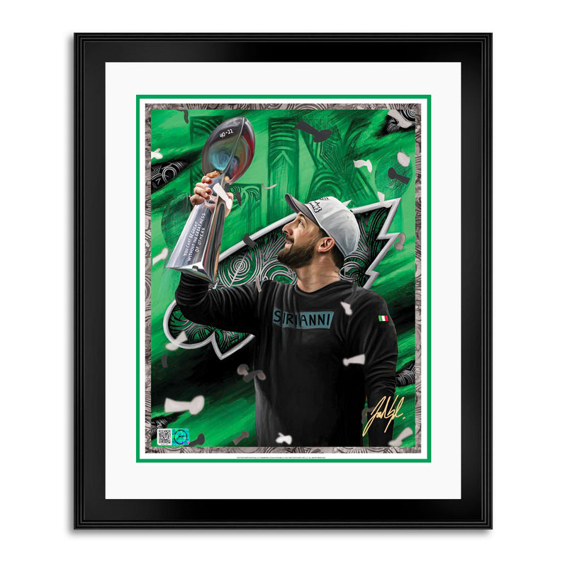 IMMORTAL MOMENTS™ COACH SIRIANNI LIX CHAMPIONS 8 x 10 Lithograph