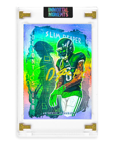 IMMORTAL MOMENTS™ DeVonta Smith "Phantom Six" Autograph Collectible