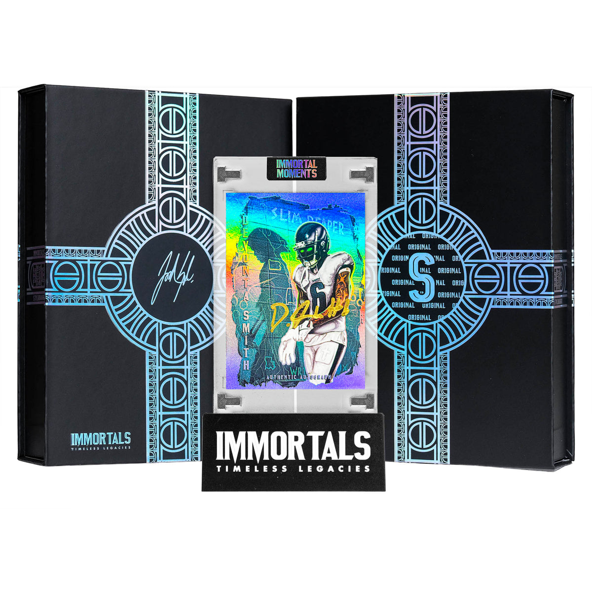 IMMORTAL MOMENTS™ DeVonta Smith "Phantom Six" Autograph Collectible