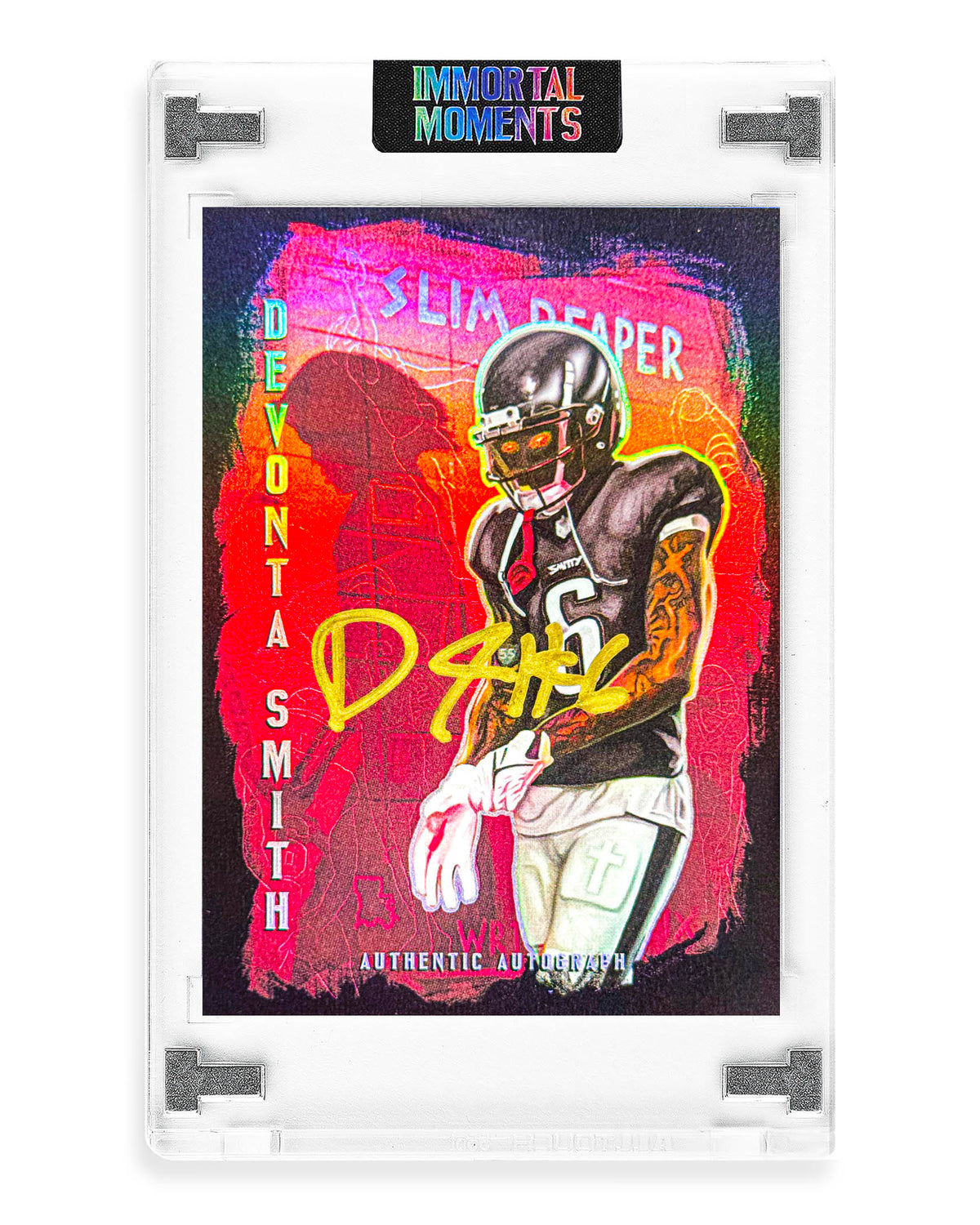 IMMORTAL MOMENTS™ DeVonta Smith "Phantom Six" Autograph Collectible