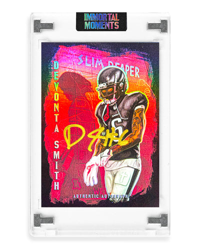 IMMORTAL MOMENTS™ DeVonta Smith "Phantom Six" Autograph Collectible