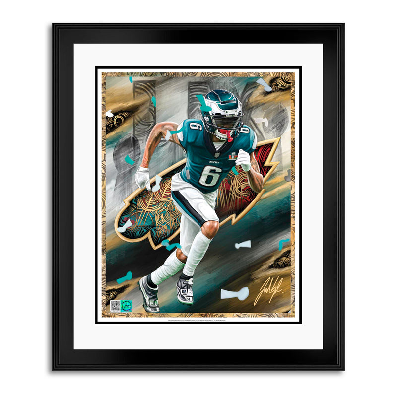 IMMORTAL MOMENTS™ DEVONTA SMITH "SMITTY" LIX CHAMPIONS 8 x 10 Lithograph