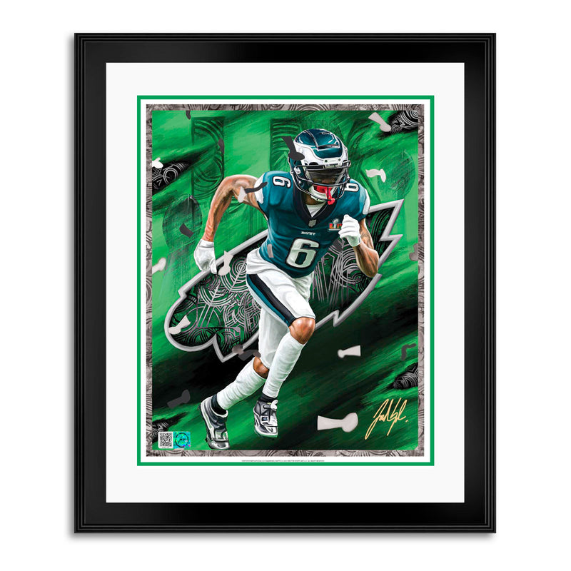 IMMORTAL MOMENTS™ DEVONTA SMITH "SMITTY" LIX CHAMPIONS 8 x 10 Lithograph