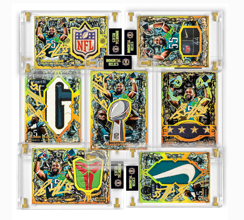 BRANDON GRAHAM "FOREVER 55" GAME WORN LIX RELIC COLLECTIBLE