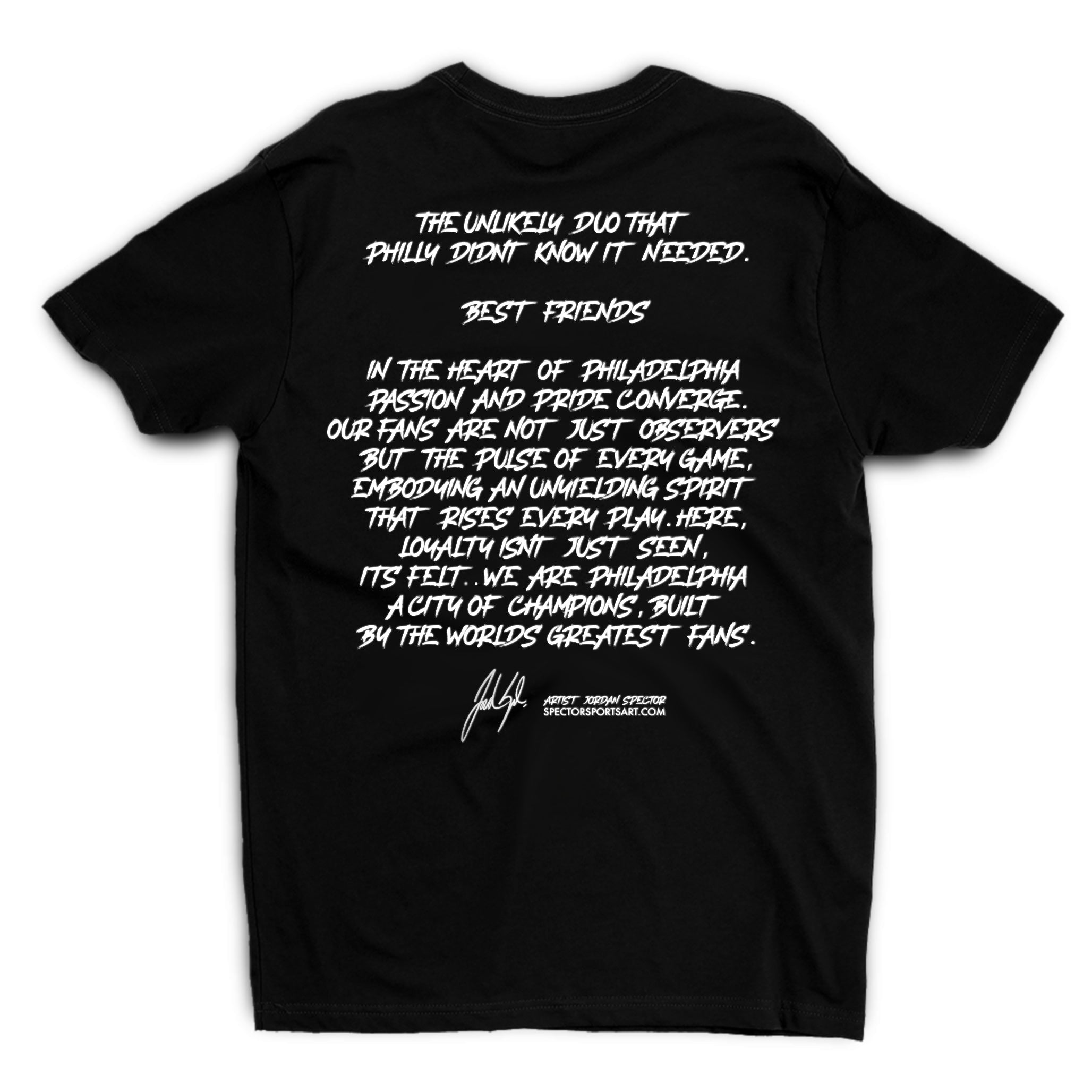 Kelce & The Phanatic "BEST FRIENDS" Limited Edition T-shirt | AVAILABLE 11/24 - 11/27 - Spector Sports Art -