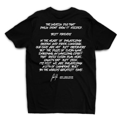 Kelce & The Phanatic "BEST FRIENDS" Limited Edition T-shirt | AVAILABLE 11/24 - 11/27 - Spector Sports Art -
