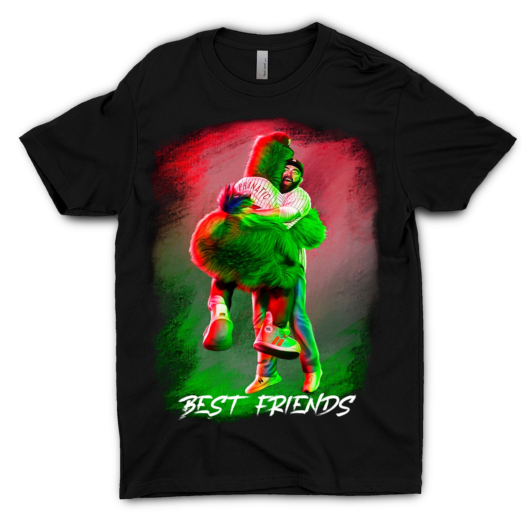 Kelce & The Phanatic "BEST FRIENDS" Limited Edition T-shirt | AVAILABLE 11/24 - 11/27 - Spector Sports Art -