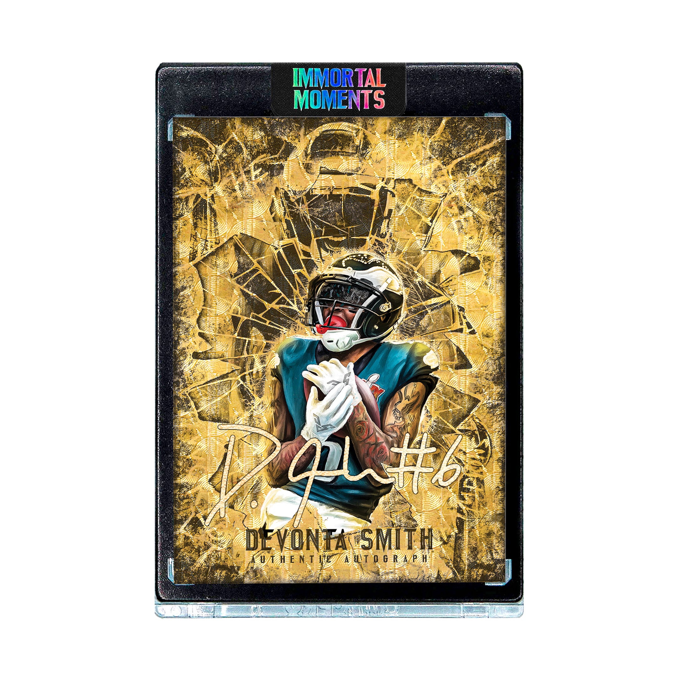 IMMORTAL MOMENTS™ DEVONTA SMITH "THE DAGGER" COLLECTIBLE