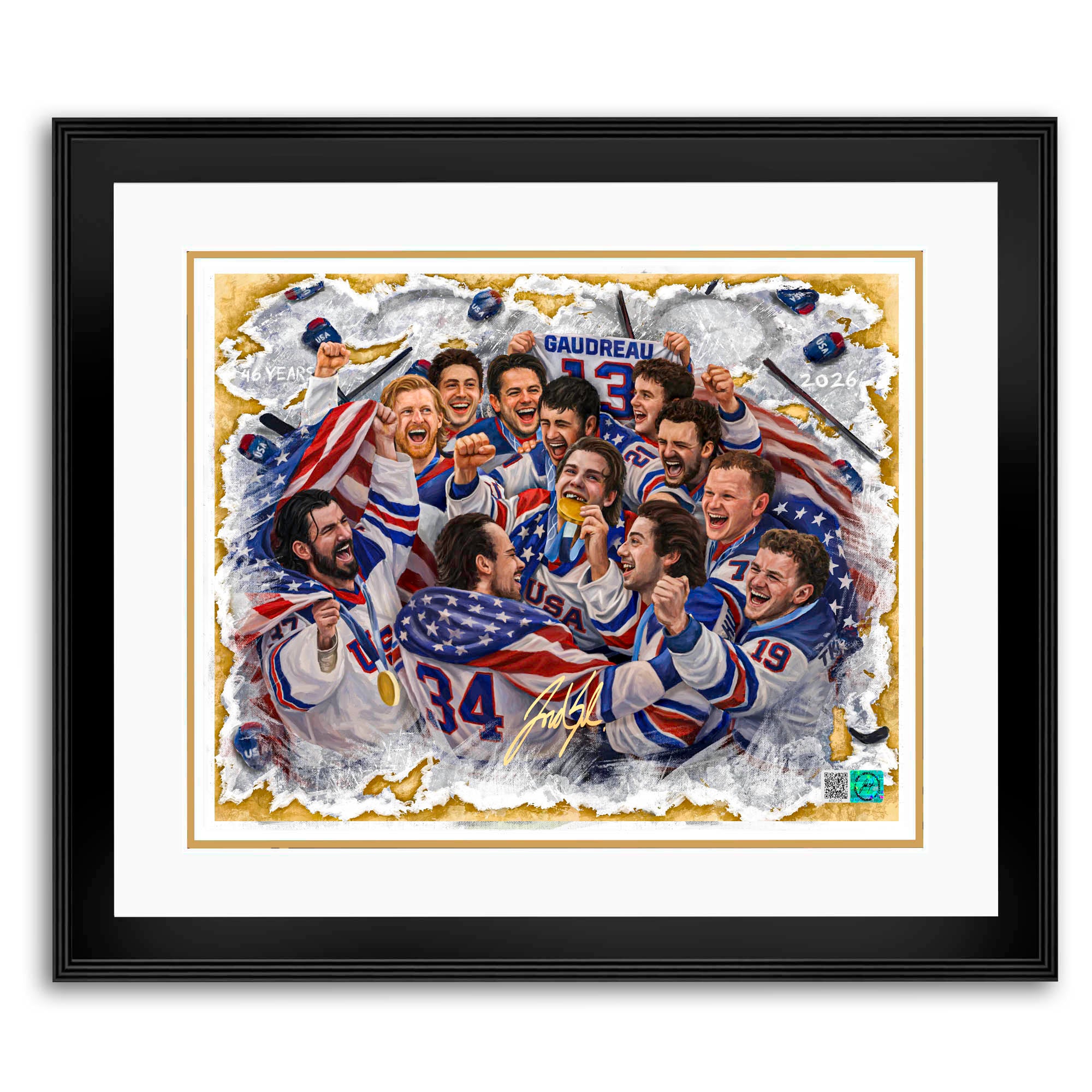 USA Mens Hockey "United In Gold"