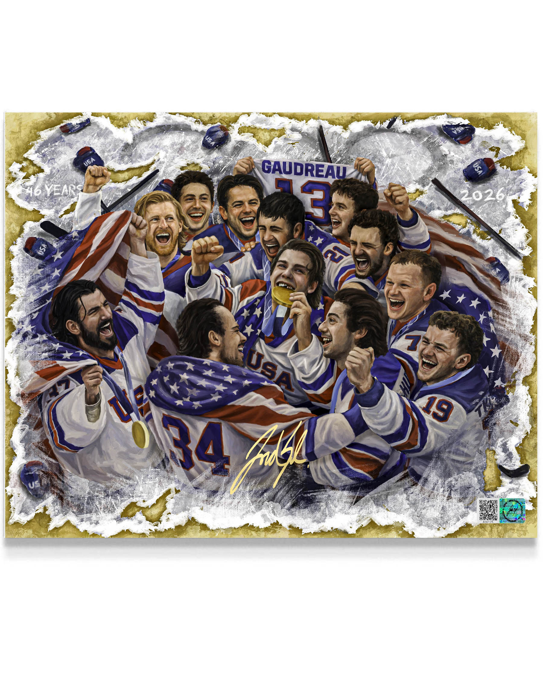 USA Mens Hockey "United In Gold"