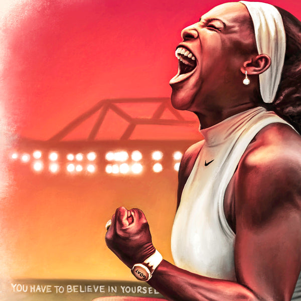 Serena Williams “Believe” - Spector Sports Art -