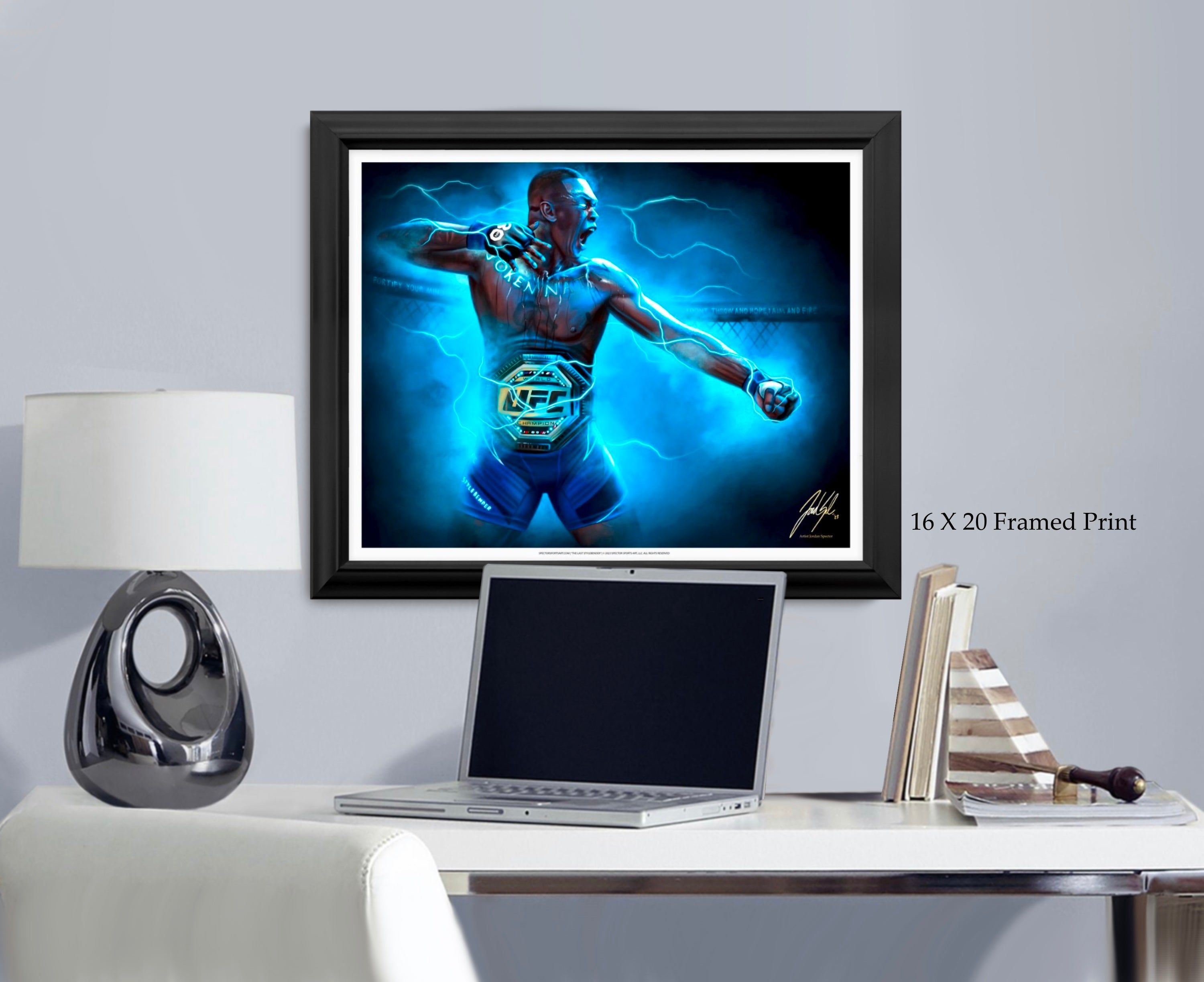 Israel Adesanya “The Last Stylebender” - Spector Sports Art -