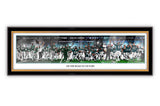 FRAME UPGRADE | 6.5x24 OR 17x60 - Spector Sports Art - 6.5 X 24 Lithograph / Legacy Frame | Black and Gold