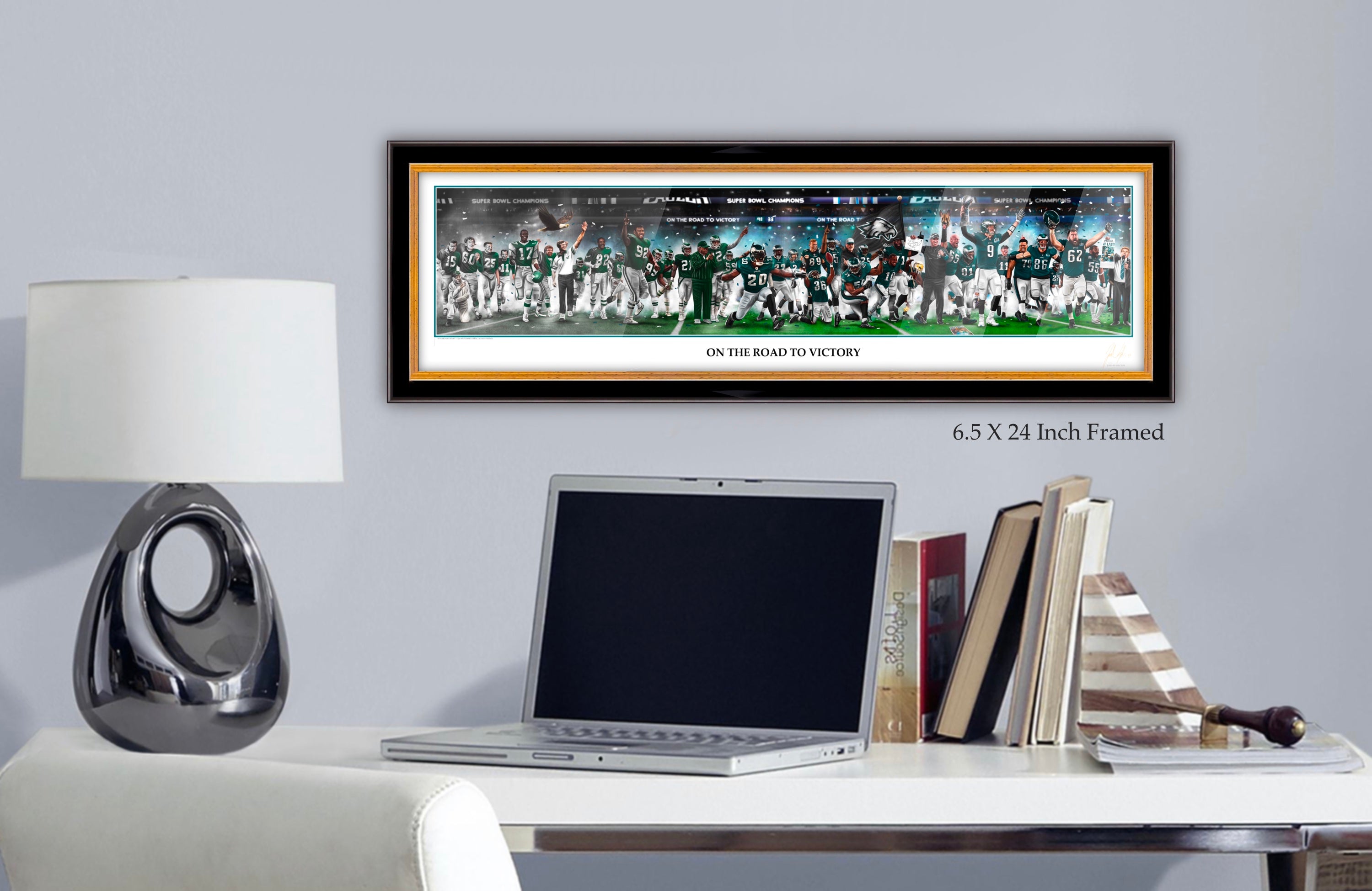 FRAME UPGRADE | 6.5x24 OR 17x60 - Spector Sports Art -