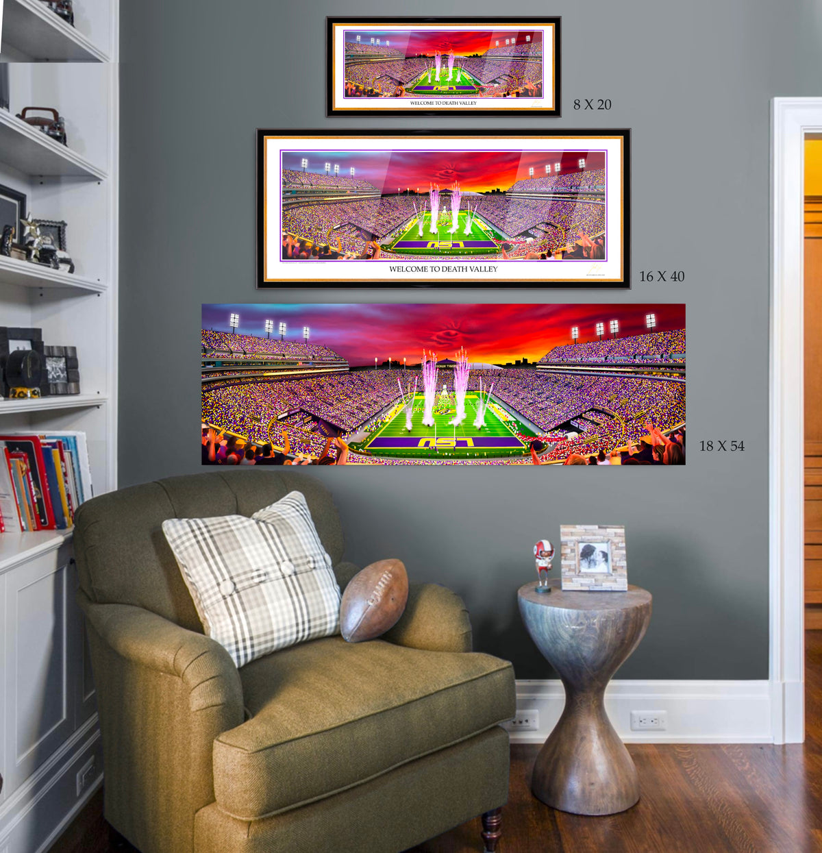 Size chart for Tiger Stadium "Welcome To Death Valley" | Limited Edition