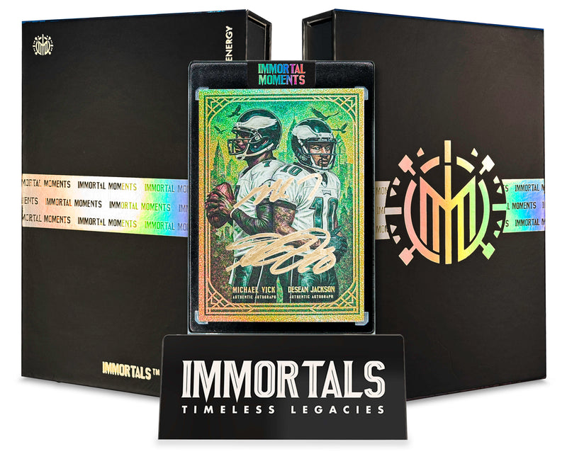 IMMORTAL MOMENTS™ MIKE VICK & DJAX "FLIGHT CHECK" COLLECTIBLE