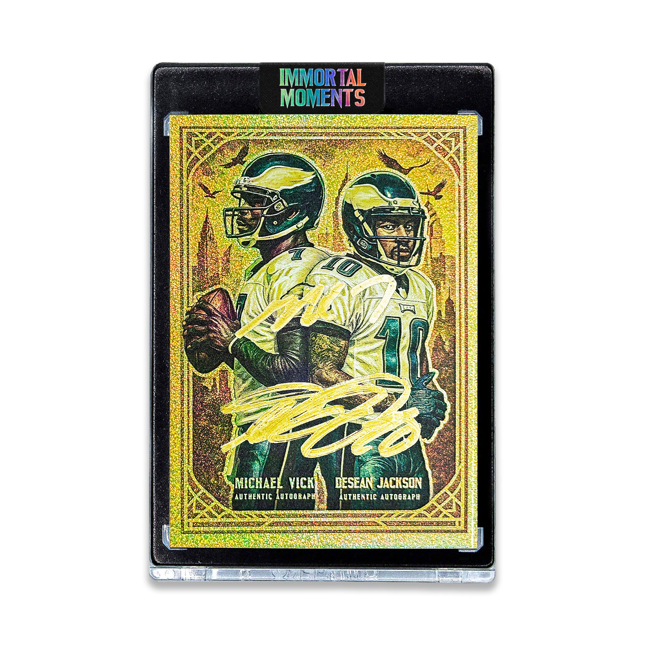 IMMORTAL MOMENTS™ MIKE VICK & DJAX "FLIGHT CHECK" COLLECTIBLE
