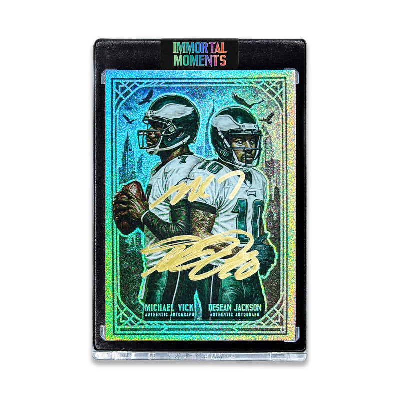 IMMORTAL MOMENTS™ MIKE VICK & DJAX "FLIGHT CHECK" COLLECTIBLE