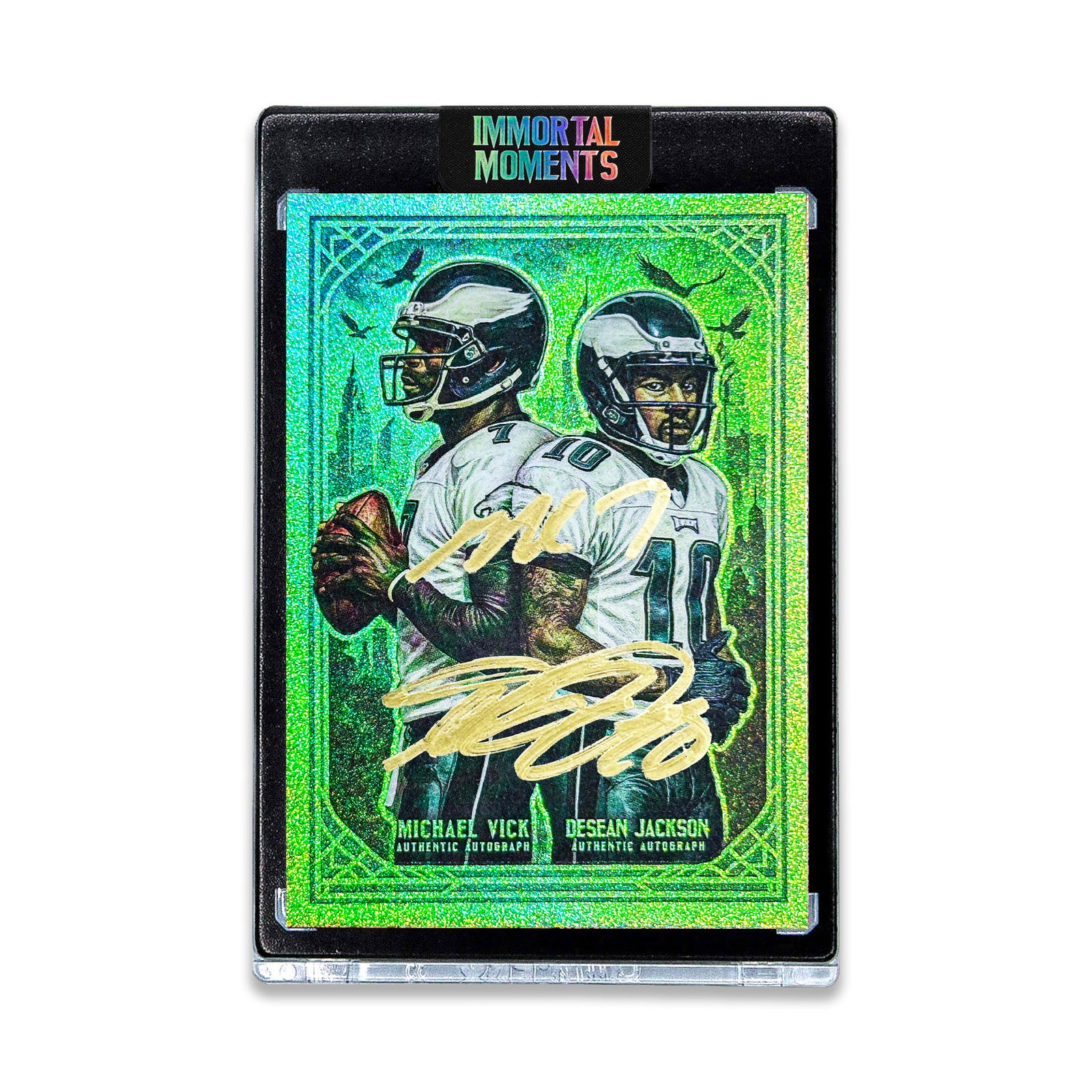 j*d様 ウォーキングデッド リック サインカード IMMORTAL MOMENTS™ MIKE VICK & DJAX 