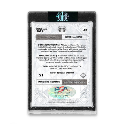 IMMORTAL™ National Gems Dominique Wilkins Collectible