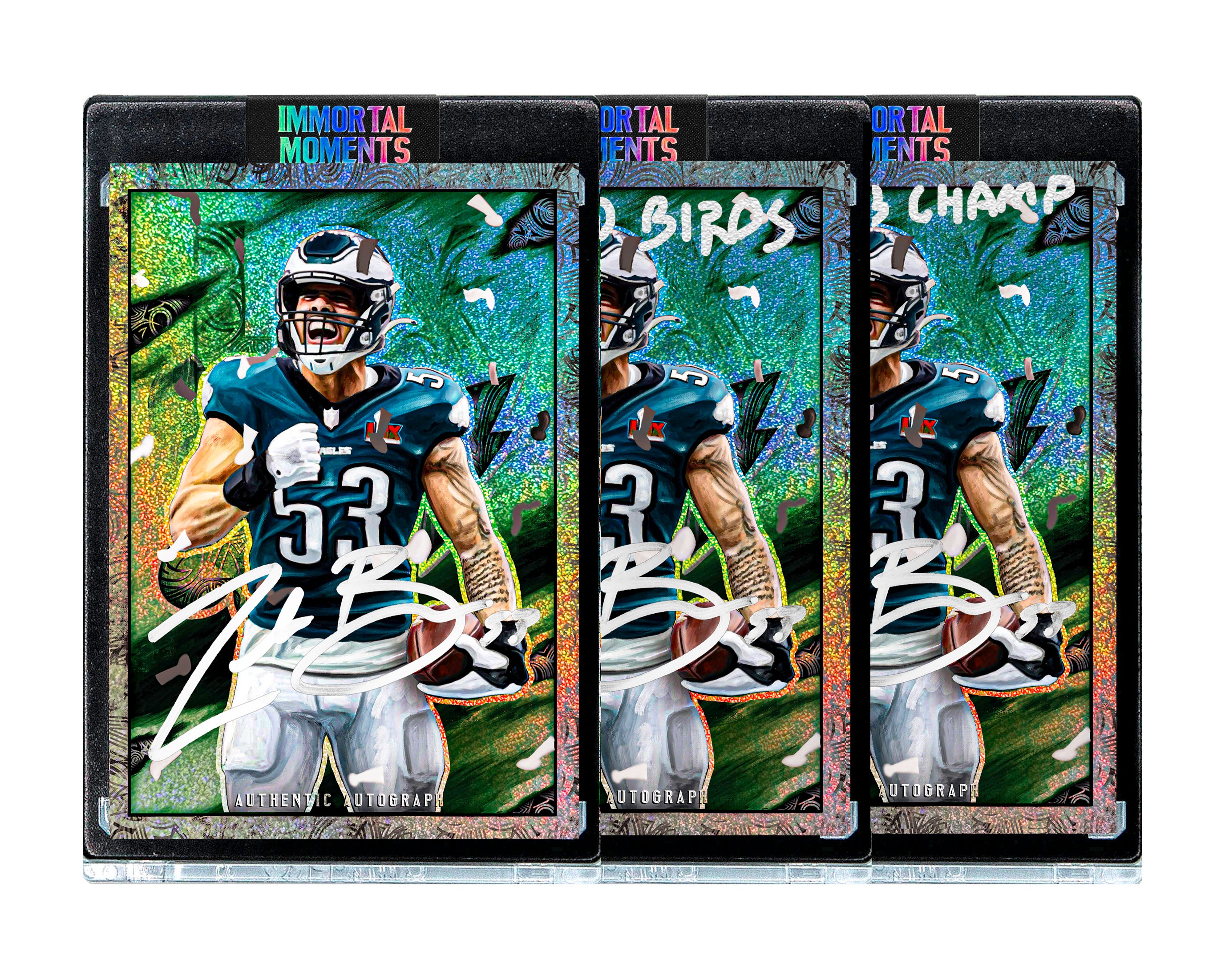 IMMORTAL MOMENTS™ ZACK BAUN "THE BALD EAGLE" LIX CHAMPIONS SET