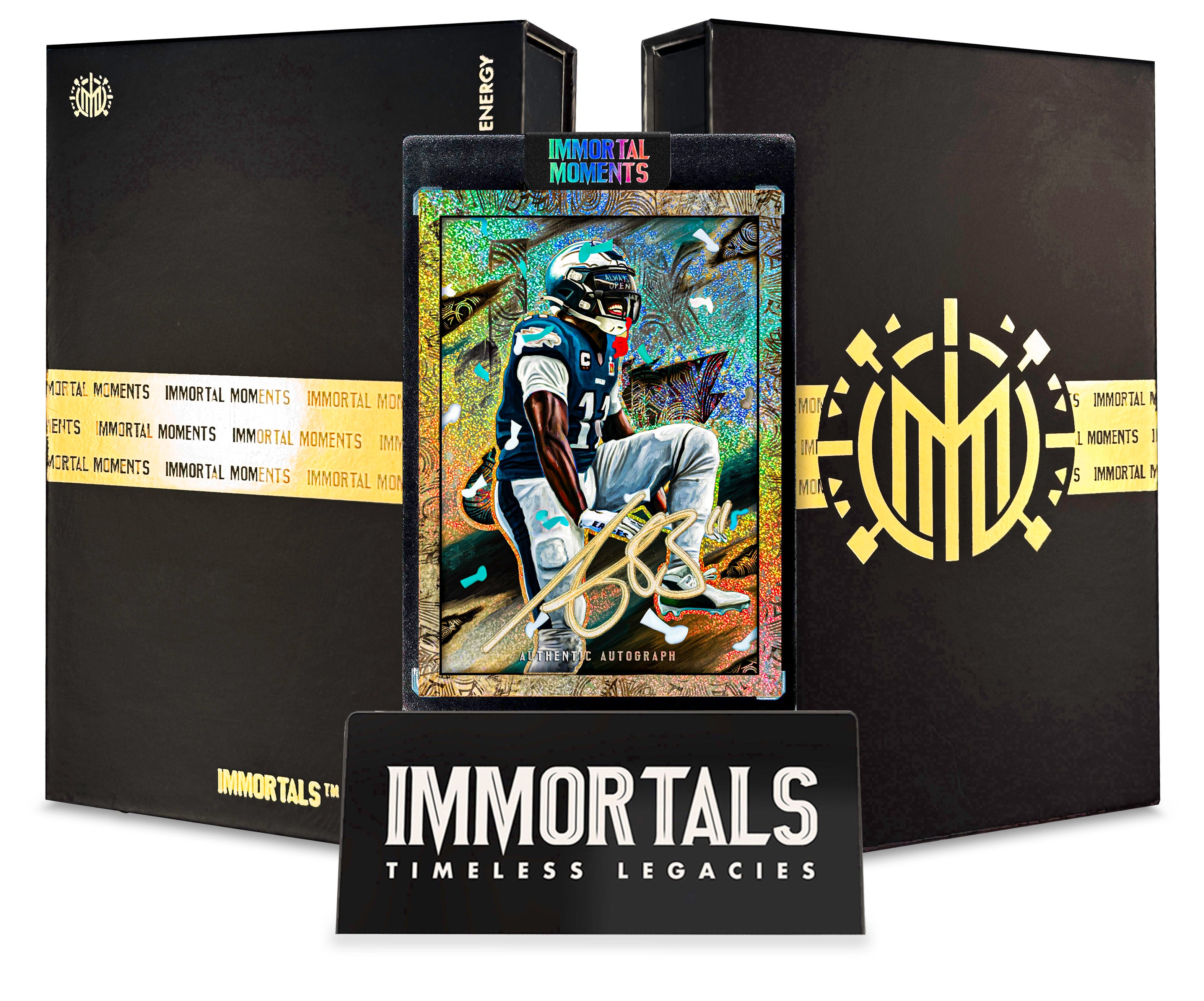 IMMORTAL MOMENTS™ AJ BROWN "ALWAYS OPEN" LIX CHAMPIONS SET