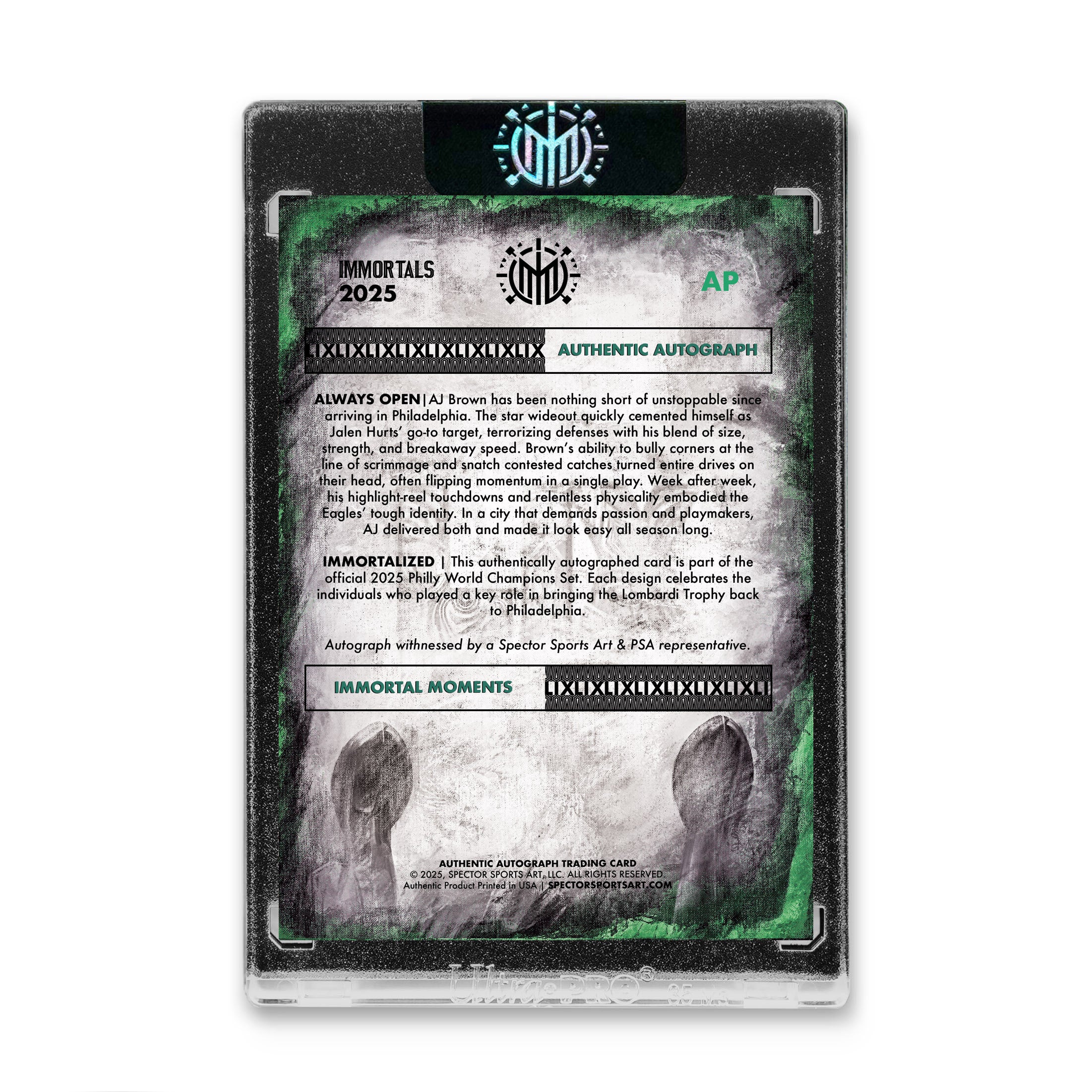 IMMORTAL MOMENTS™ AJ BROWN "ALWAYS OPEN" LIX CHAMPIONS SET