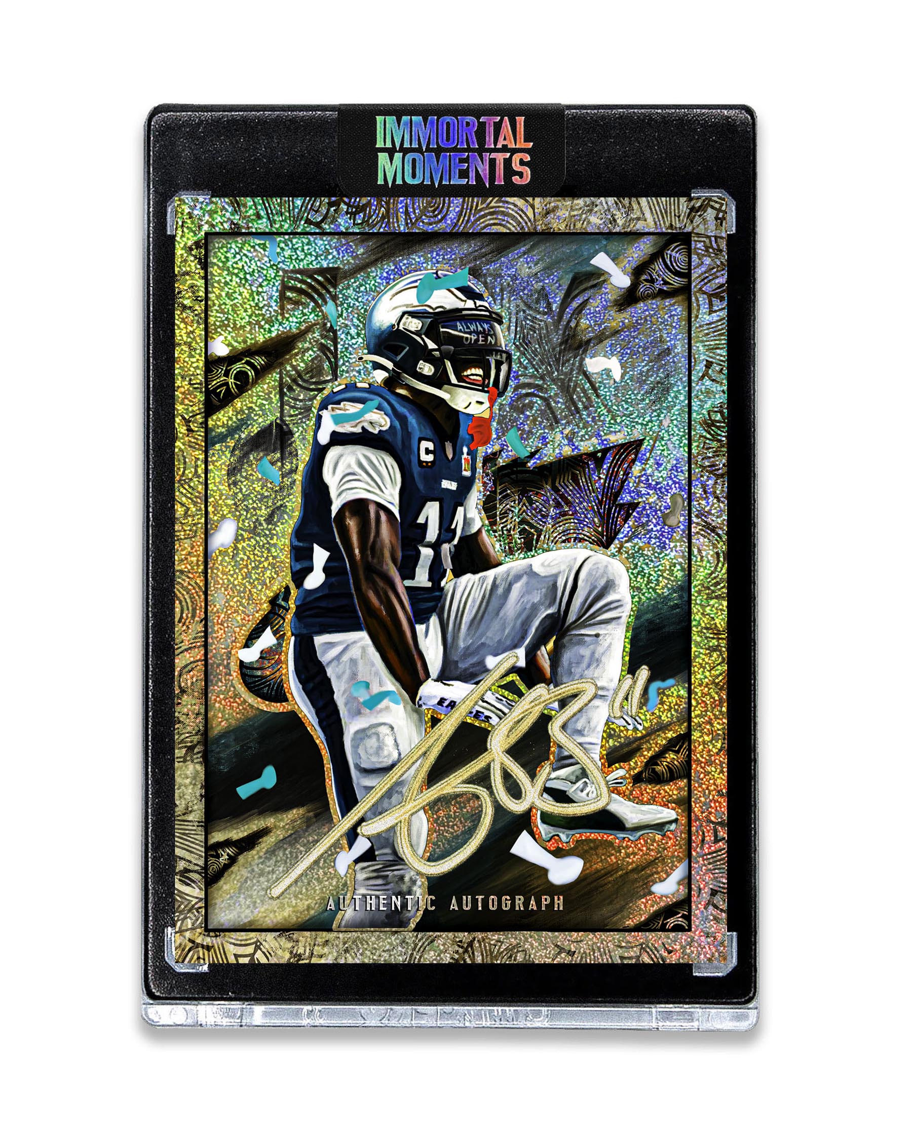 IMMORTAL MOMENTS™ AJ BROWN "ALWAYS OPEN" LIX CHAMPIONS SET