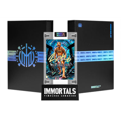 IMMORTAL MOMENTS™ "THROW DOWN" Max Holloway Autograph Collectible