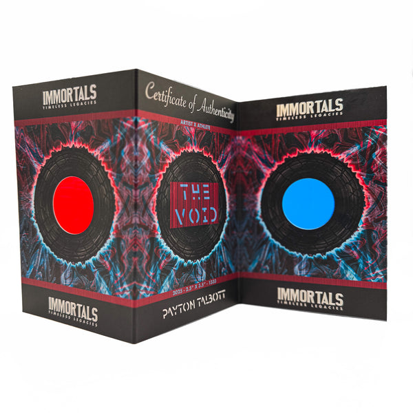 SPECTOR X TALBOTT | "DOUBLE VISION" | UNRELEASED AUTOGRAPHED PRECISION STRIKE PLATINUM PARALLEL ARTIST PROOF