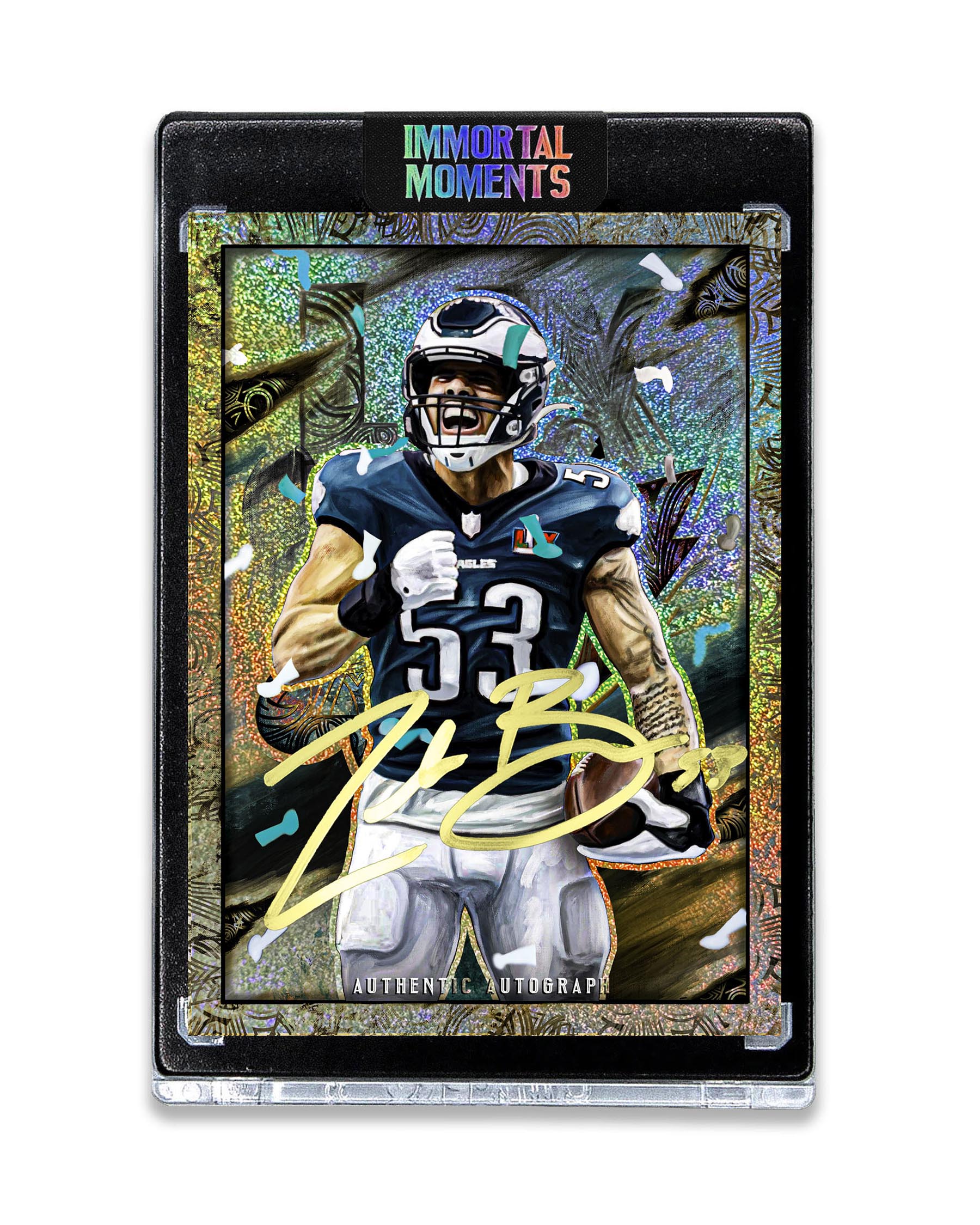 IMMORTAL MOMENTS™ ZACK BAUN "THE BALD EAGLE" LIX CHAMPIONS SET