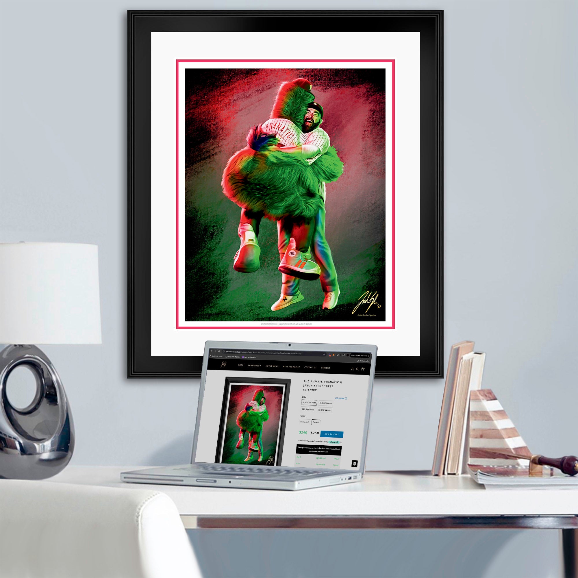 The Phillie Phanatic & Jason Kelce “Best Friends”