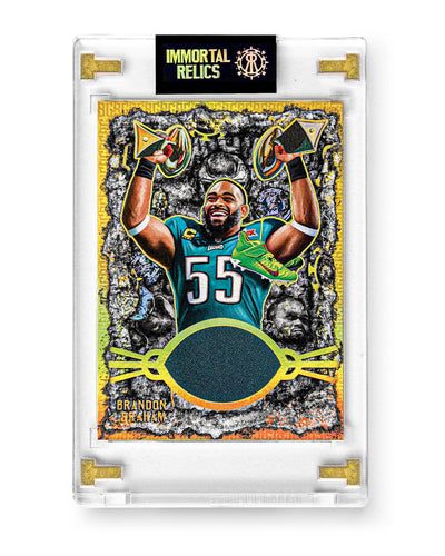 BRANDON GRAHAM "FOREVER 55" GAME WORN LIX RELIC COLLECTIBLE