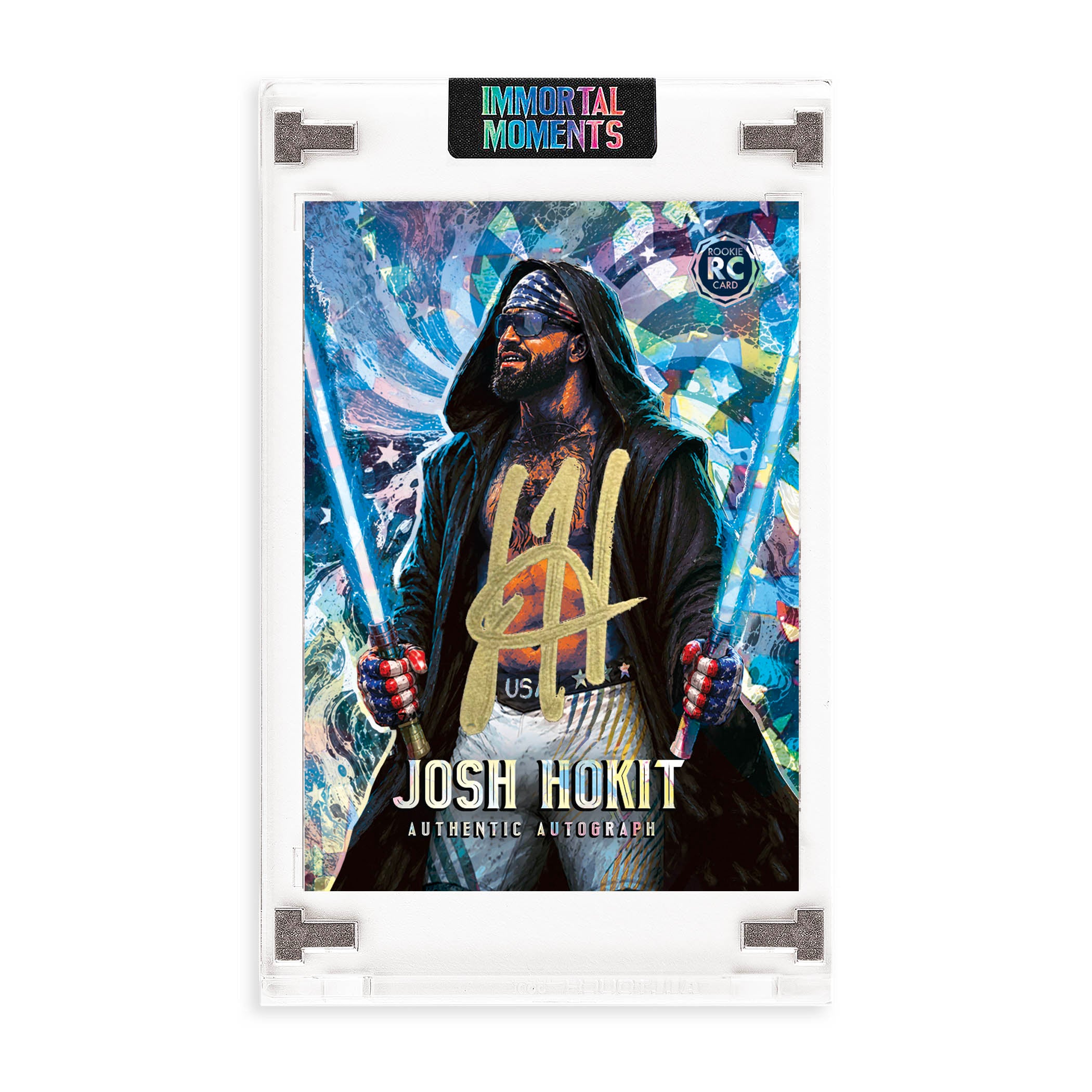 IMMORTAL MOMENTS™ "Stars & Strikes" Josh Hokit Autograph Collectible