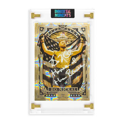 IMMORTAL MOMENTS™ "Freedom Forged" Bo Nickal Autograph Collectible