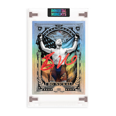 IMMORTAL MOMENTS™ "Freedom Forged" Bo Nickal Autograph Collectible