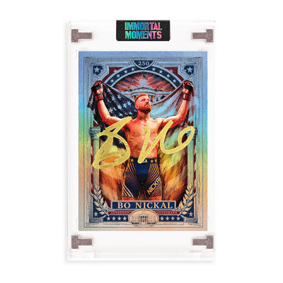 IMMORTAL MOMENTS™ "Freedom Forged" Bo Nickal Autograph Collectible