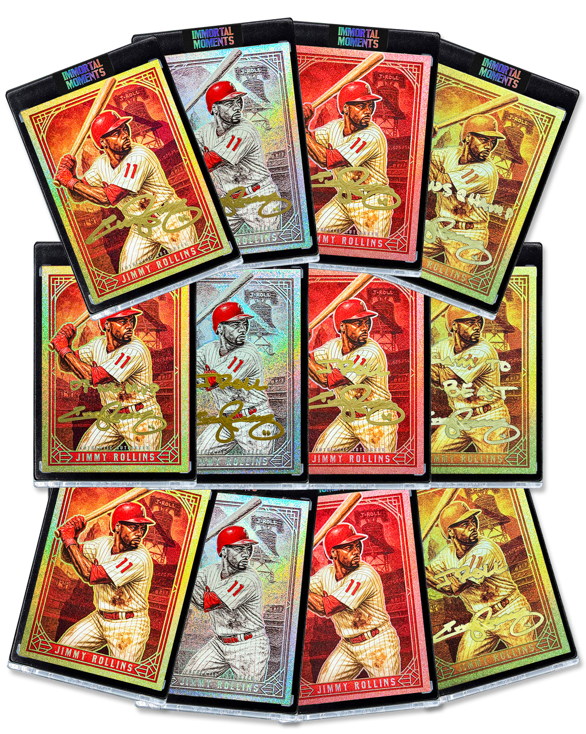 IMMORTAL MOMENTS™ JIMMY ROLLINS "SWITCH HIT" COLLECTIBLE
