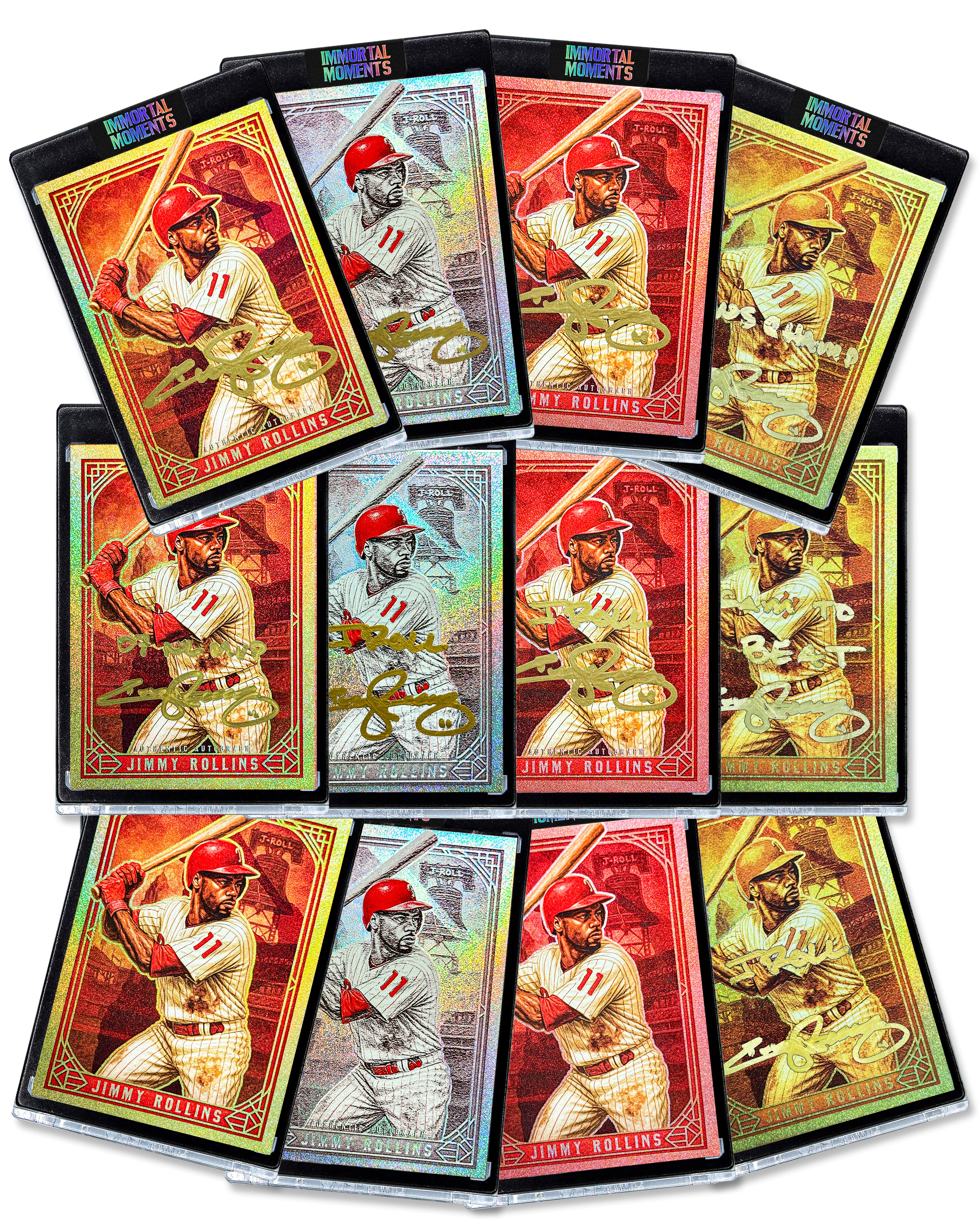 IMMORTAL MOMENTS™ JIMMY ROLLINS "SWITCH HIT" COLLECTIBLE