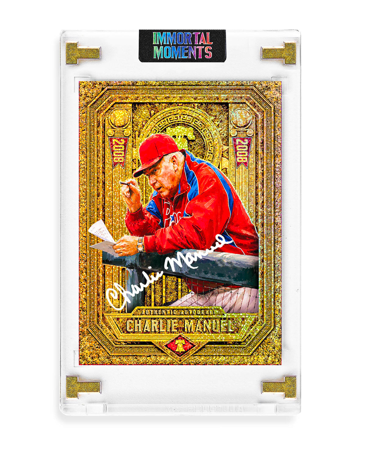 IMMORTAL MOMENTS™ CHARLIE MANUEL "UNCLE CHARLIE" FOREVER 08 SERIES COLLECTIBLE