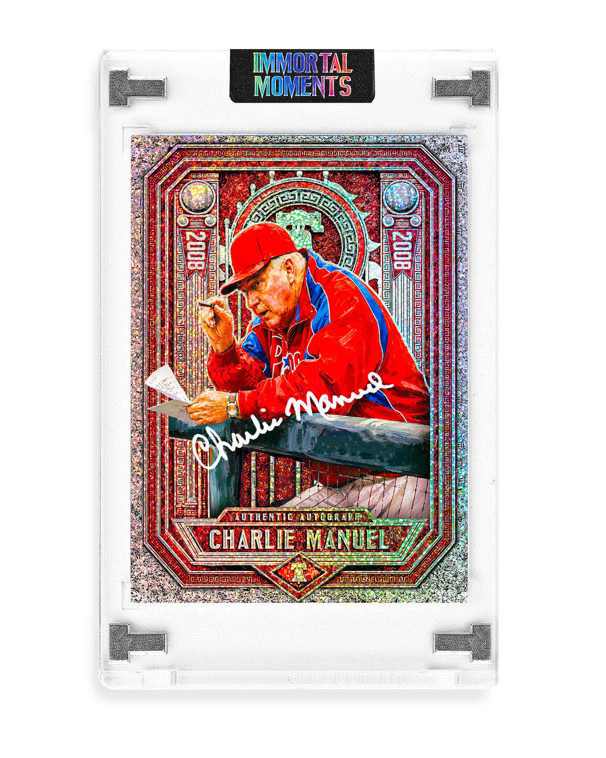 IMMORTAL MOMENTS™ CHARLIE MANUEL "UNCLE CHARLIE" FOREVER 08 SERIES COLLECTIBLE